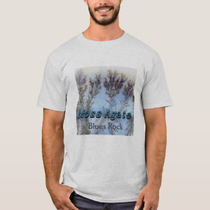 T-shirt Agate de mousse - chemise de roche de bleus