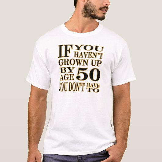 T-shirt Âge 50 (Devant)
