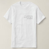 T-shirt Âge étrange (Design devant)