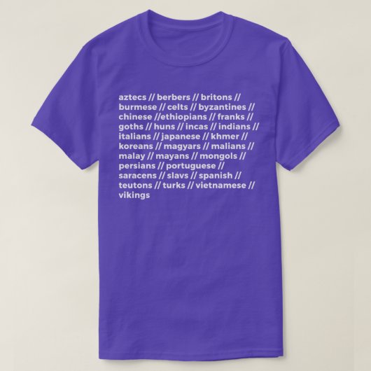 T-shirt Age of Empires World Font (Design devant)