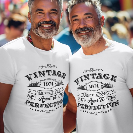 T-shirt Âge vintage à la perfection