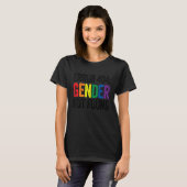 T-shirt Agender Non Binary Pride Error 404 Gender Not Foun (Devant entier)