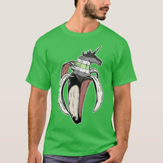 T-shirt Agender Unicorn Banana LGBT Pride