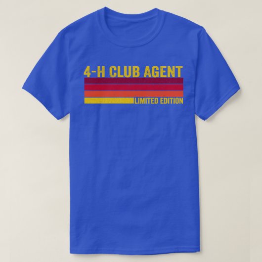 T-shirt Agent Club 4 H (Design devant)