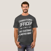 T-shirt Agent Correctionnel drôle Maman Hommes Papa Femme (Devant entier)