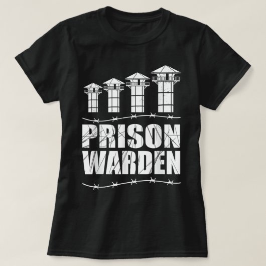 T-shirt Agent correctionnel - gardien de prison - Guar de (Design devant)