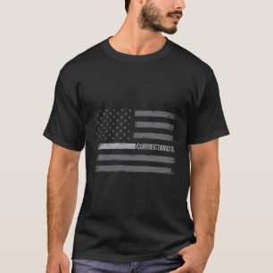T-shirt Agent correctionnel Mince Silver Line American Fla