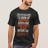 T-shirt Agent correctionnel super-cool (Devant)