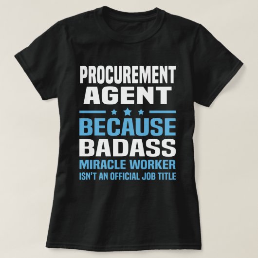 T-shirt Agent d'approvisionnement (Design devant)