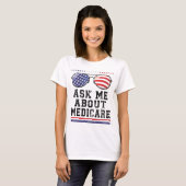 T-shirt Agent d'assurance Broker, Me questionner sur l'ass (Devant entier)