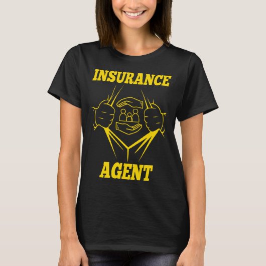 T-shirt Agent d'assurance Medicare Assurance Consultant Br (Devant)