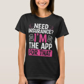 T-shirt Agent d'assurance vie (Devant)