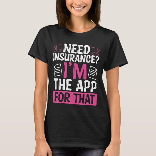 T-shirt Agent d'assurance vie (Devant)