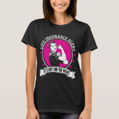 T-shirt Agent d'assurance-vie (Devant)