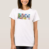 T-shirt Agent de bord Secret Langue Mama senior (Devant)