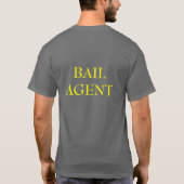 T-shirt Agent de caution (Dos)