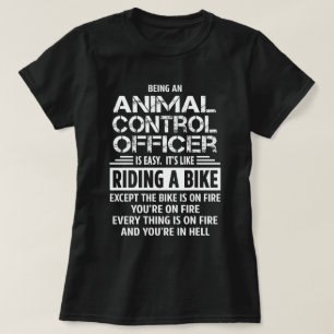 T-shirt Agent de contrôle des animaux