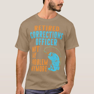 T-shirt Agent de correction à la retraite Pêcheur Lover Re