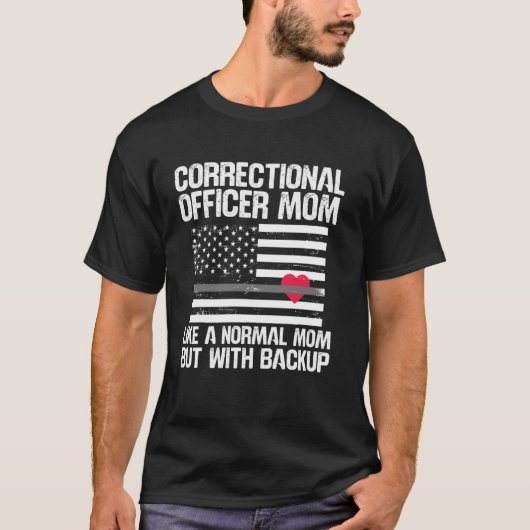 T-shirt Agent de correction Maman Mère Agent de correction (Devant)