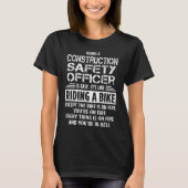 T-shirt Agent de la sécurité de la construction (Devant)