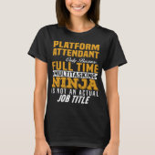 T-shirt Agent de plateforme (Devant)