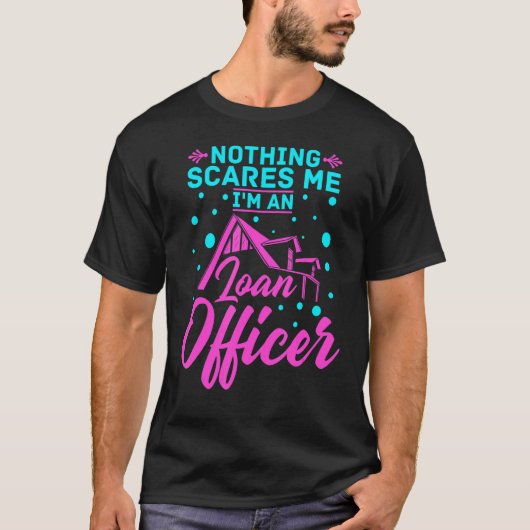 T-shirt Agent de prêt Assistant Prêt hypothécaire Prêteur (Devant)