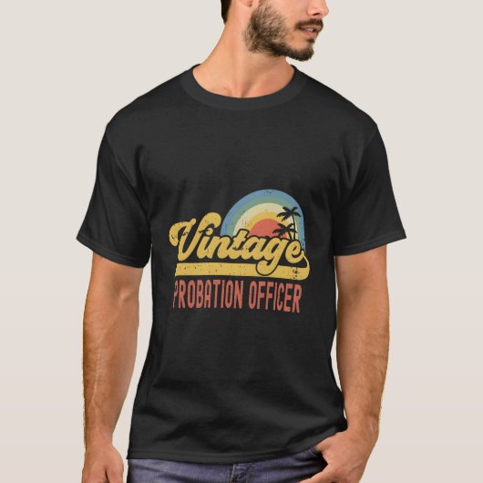 T-shirt Agent de probation Titre de l'emploi (Devant)