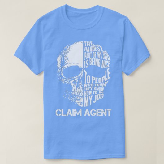 T-shirt Agent de réclamation (Design devant)