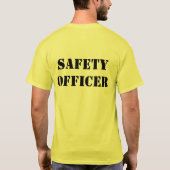 T-shirt Agent de sécurité de recherche (Dos)