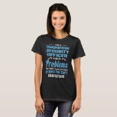 T-shirt Agent de sécurité des transports (Devant entier)