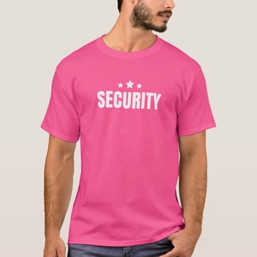T-shirt Agent de sécurité Garde Bouncer (Devant)