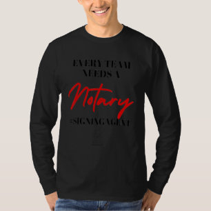 T-shirt Agent de signature de notaire Notaire public Notar