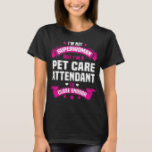 T-shirt Agent de soins pour animaux (Devant)
