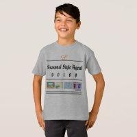 T-shirt agent de style saisonnier 00100