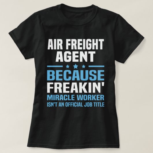 T-shirt Agent de transport aérien (Design devant)