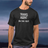 T-shirt Agent de voyage