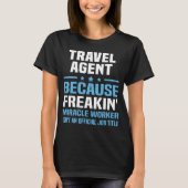 T-shirt Agent de voyage (Devant)