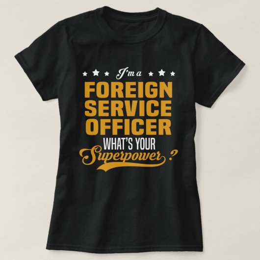 T-shirt Agent du service extérieur (Design devant)