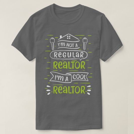 T-shirt Agent immobilier 2 (Design devant)
