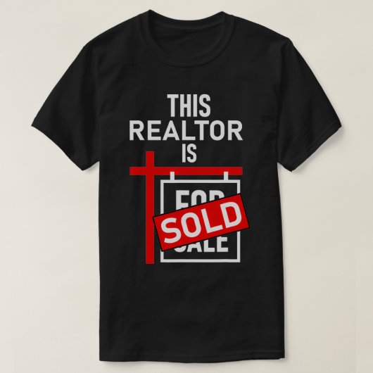 T-shirt Agent Immobilier Ce Réalisateur Est Vendu (Design devant)