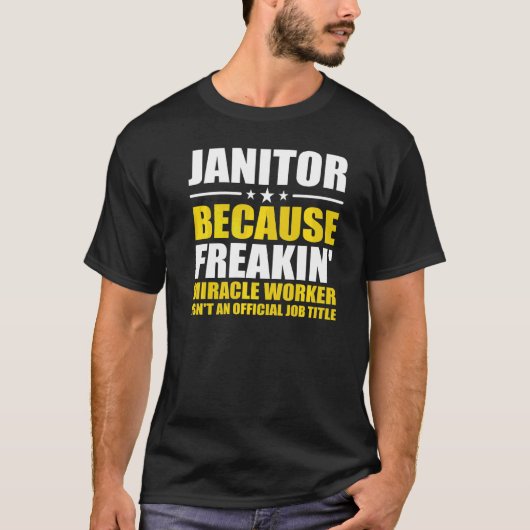 T-shirt Agent parce que Freaking Miracle Worker Facility M (Devant)