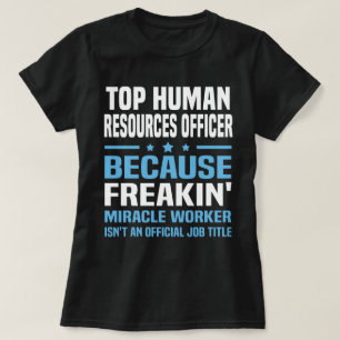 T-shirt Agent principal des ressources humaines