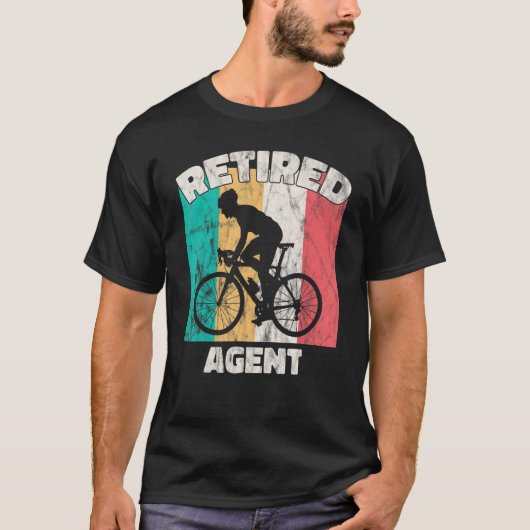T-shirt Agent retraité (Devant)