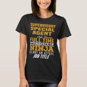 T-shirt Agent spécial de surveillance (Devant)