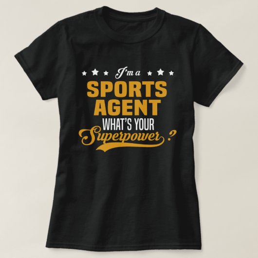 T-shirt Agent sportif (Design devant)