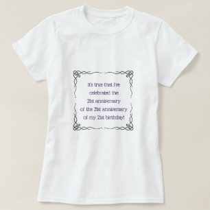 T-shirt Âgés de 63 ans et plus