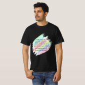 T-shirt Âgés de 75 ans et plus (Devant entier)
