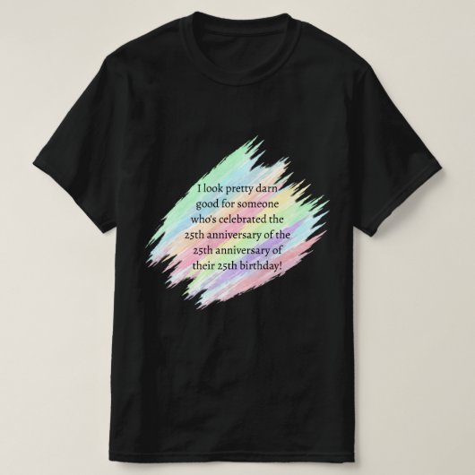 T-shirt Âgés de 75 ans et plus (Design devant)