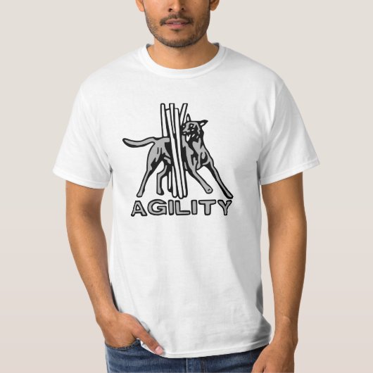 t-shirt agility malinois (Devant)