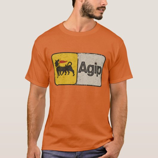 T-shirt Agip vintage (Devant)